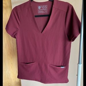 FIGS V-neck scrubs shirt